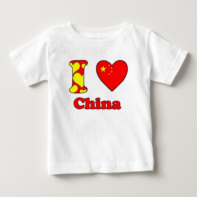 I KÄRLEK CHINA T SHIRT (Framsida)