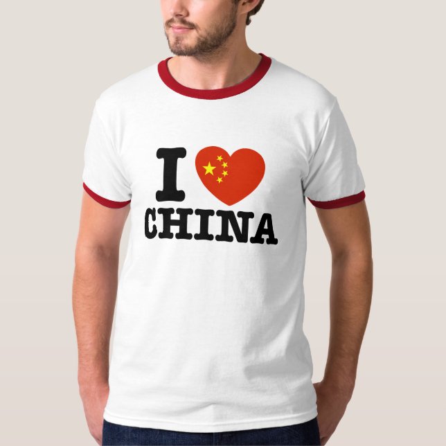 I KÄRLEK CHINA T-SHIRT (Framsida)