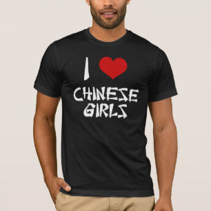 I Kärlek Chinese Girls Shirt Tee