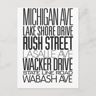 I Kärlek ChiTOwn Vykort