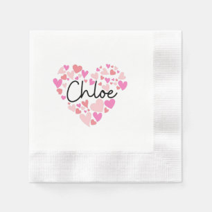 I kärlek Chloe Pappersservett