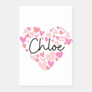 I kärlek Chloe Post-it Block