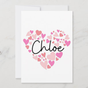 I kärlek Chloe Tack Kort