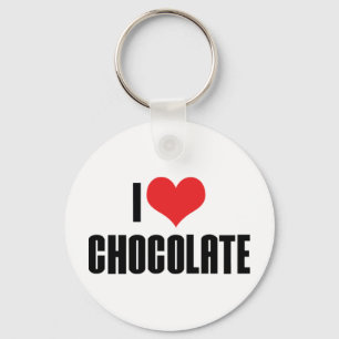 I Kärlek Chocolate Keychain Nyckelring