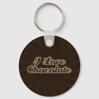 I Kärlek Chocolate Keychain Nyckelring