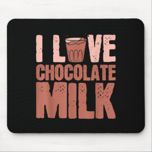 I Kärlek Chocolate Mjölk Food Eater Älskare citera Musmatta