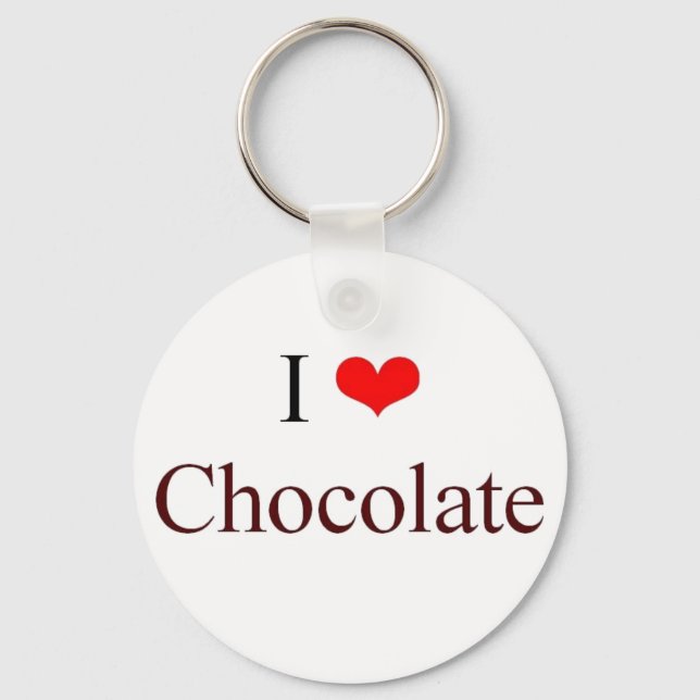 I kärlek Chocolate Nyckelring (Framsida)