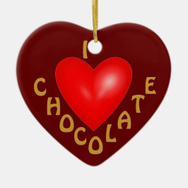 I Kärlek Chocolate Ornament