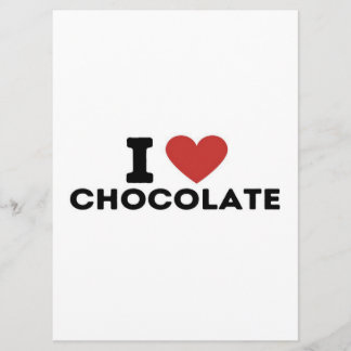 I Kärlek Chocolate Simple- Cute Chocolate Älskare  Meny