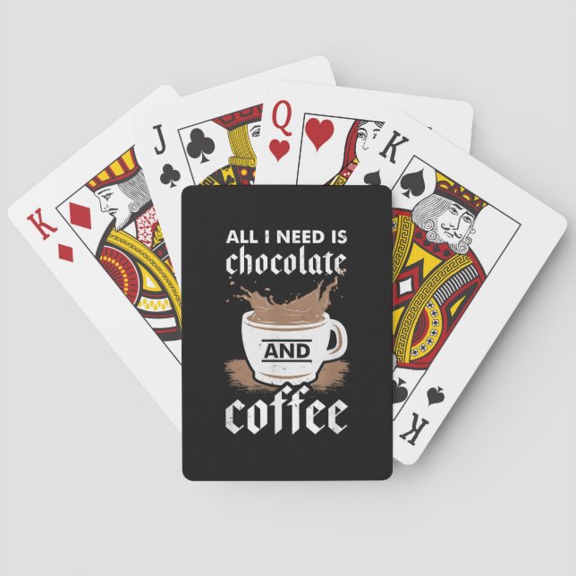 I Kärlek, choklad och kaffe Casinokort (Baksidan)