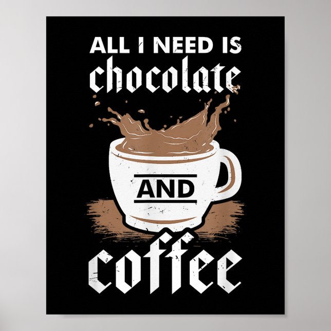 I Kärlek, choklad och kaffe Poster (Framsidan)