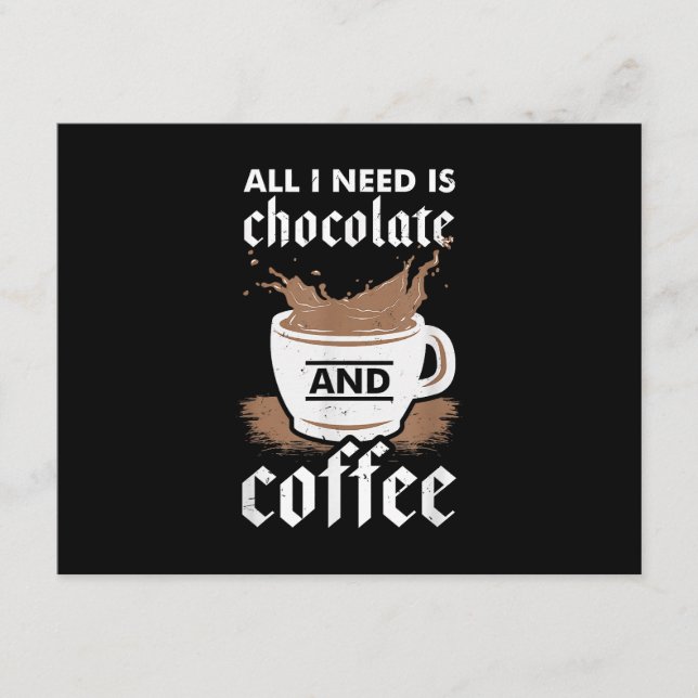 I Kärlek, choklad och kaffe Tilläggskort (Framsida)