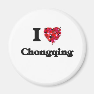 I kärlek Chongqing China Magnet