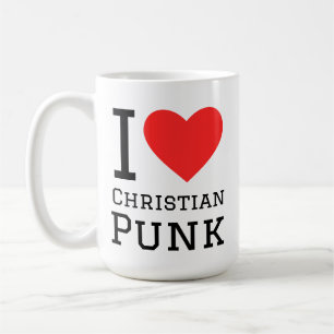 I kärlek Christian punk-dekal Kaffemugg