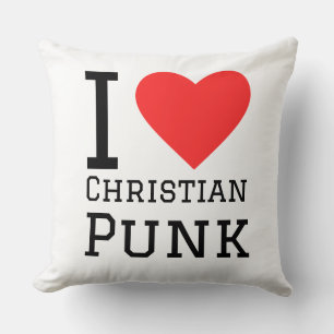 I kärlek Christian punk-dekal Kudde