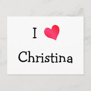 I Kärlek Christina Vykort