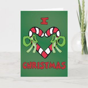 I Kärlek christmas Greetings-kort Helgkort