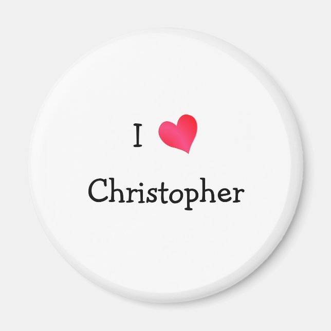I Kärlek Christopher Magnet (Framsidan)
