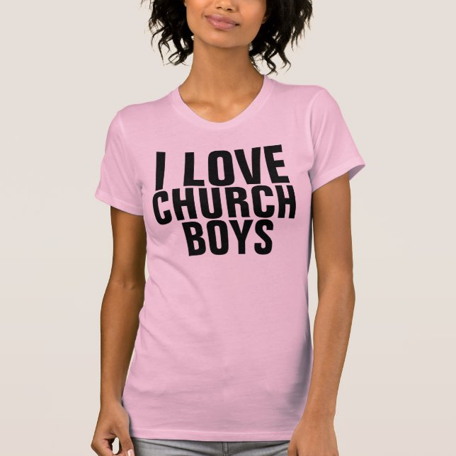 I KÄRLEK CHURCH BOYS, T-Shirts (Framsida)
