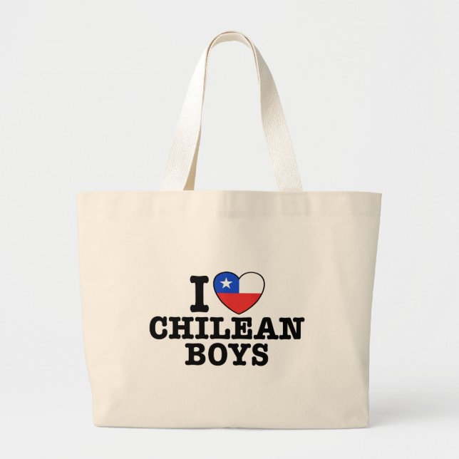 I Kärlek Cilean Boys Jumbo Tygkasse (Framsidan)