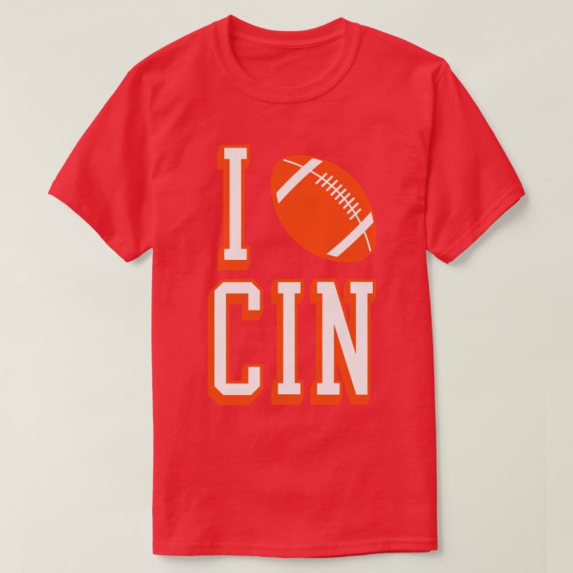 I Kärlek CIN Black T Shirt (Design framsida)