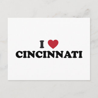 I kärlek Cincinnati Ohio Vykort
