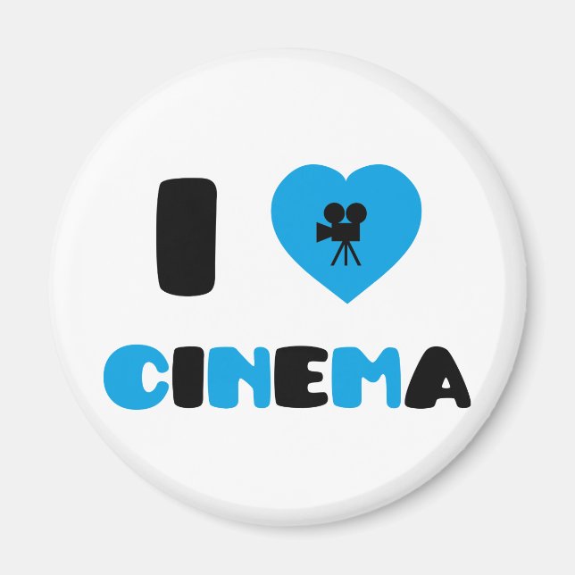 I Kärlek Cinema Magnet (Framsidan)