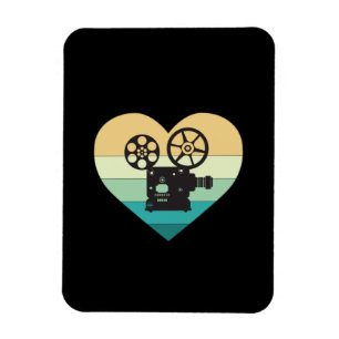 I Kärlek Cinema Retro Movie Projector Magnet