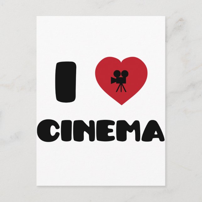 I Kärlek Cinema Vykort (Framsida)