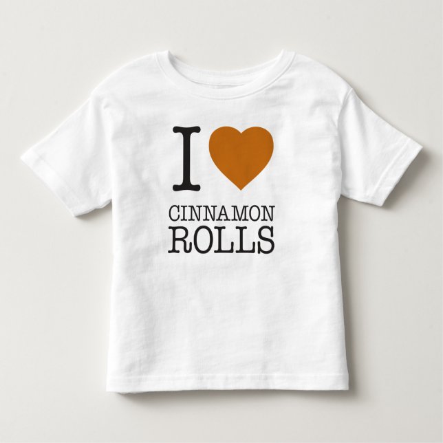 I KÄRLEK CINNAMON ROLLS T SHIRT (Framsida)