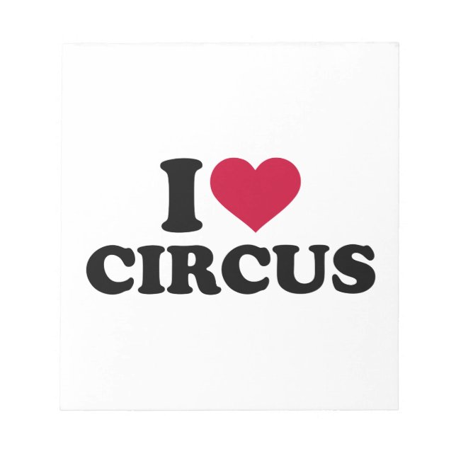I kärlek Circus Anteckningsblock (Framsida)