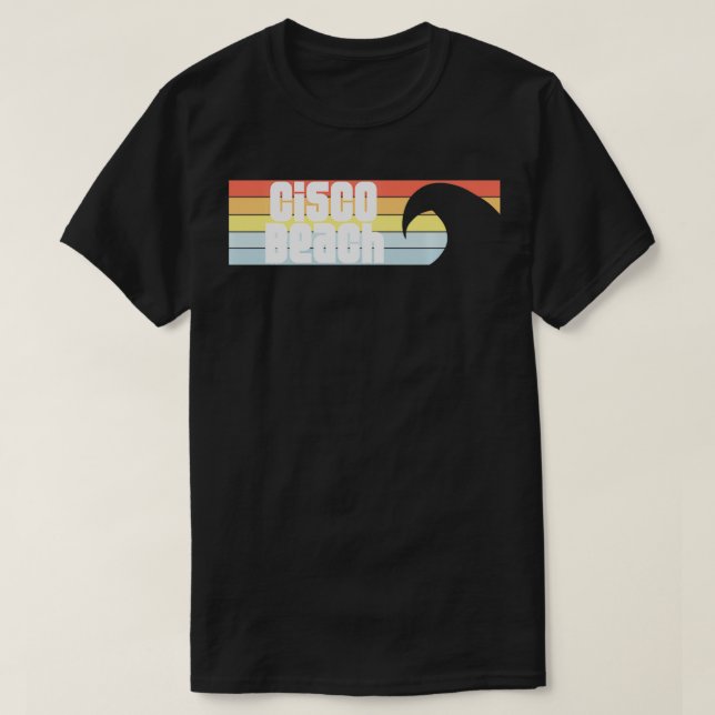 I Kärlek Cisco Beach Nantucket Massachusetts Beach T Shirt (Design framsida)