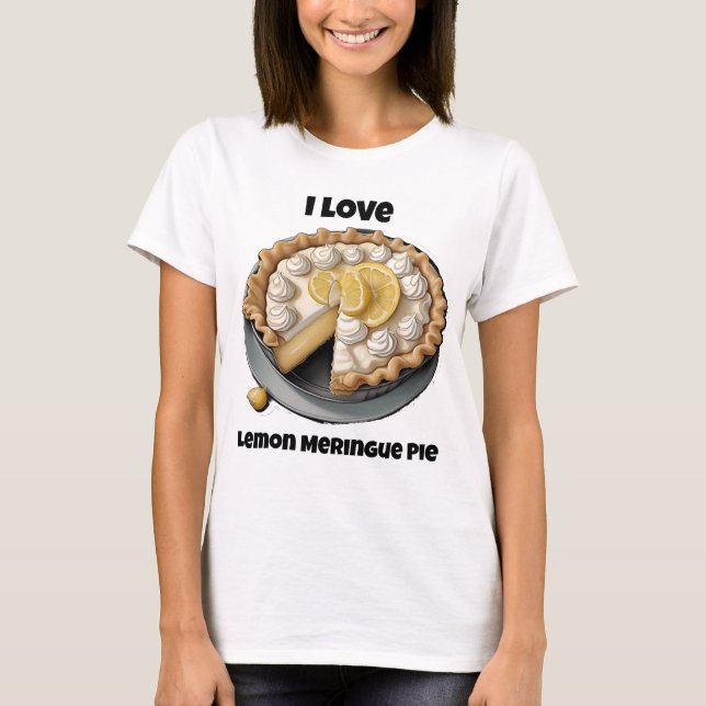 I kärlek citon meringue paj t shirt (Framsida)