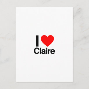 i kärlek claire vykort
