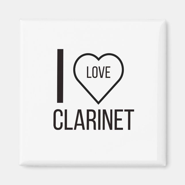 I KÄRLEK CLARINET MAGNET (Framsidan)