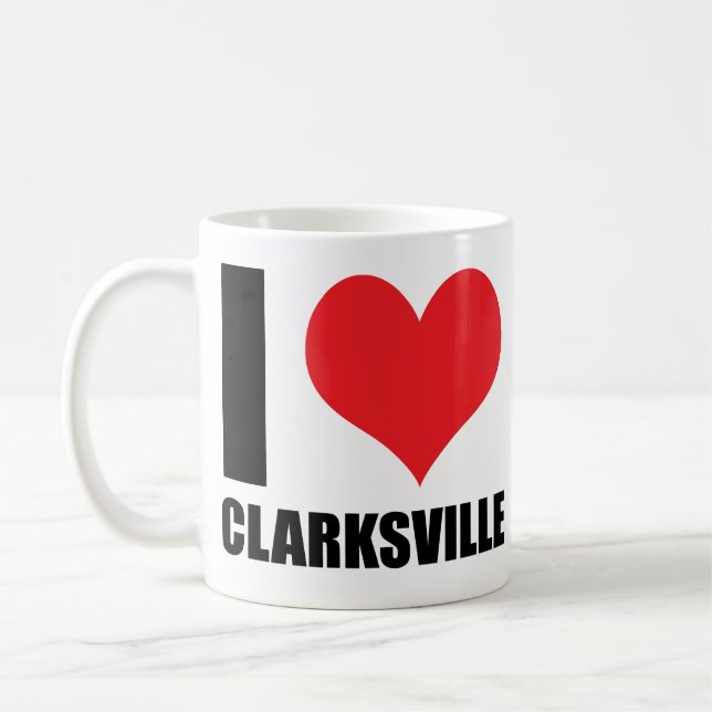 I kärlek Clarksville Kaffemugg (Vänster)