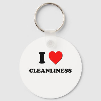 I kärlek Cleanliness Nyckelring