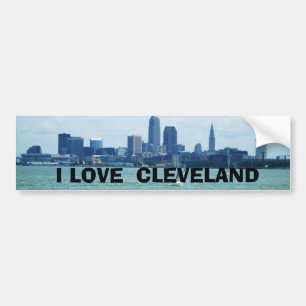 I KÄRLEK CLEVELAND bildekal
