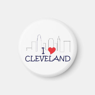 I Kärlek Cleveland Magnet