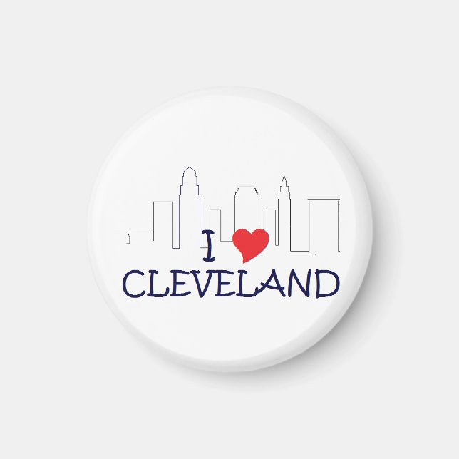 I Kärlek Cleveland Magnet (Framsidan)