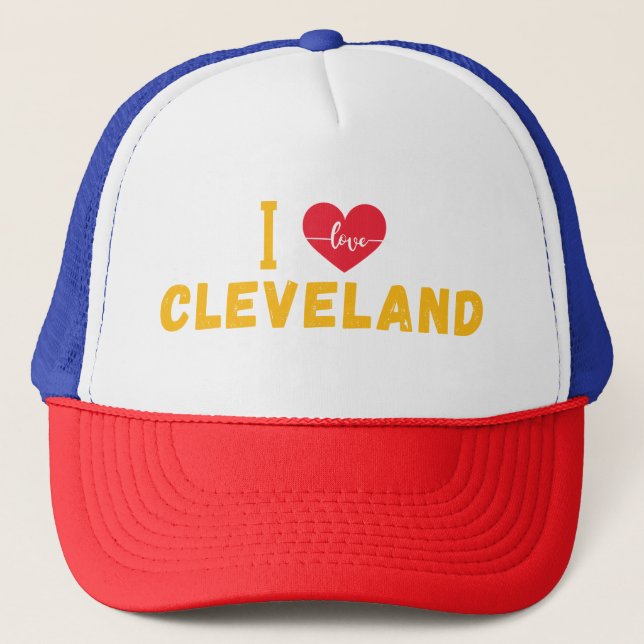 i kärlek Cleveland, Ohio Keps (Framsida)