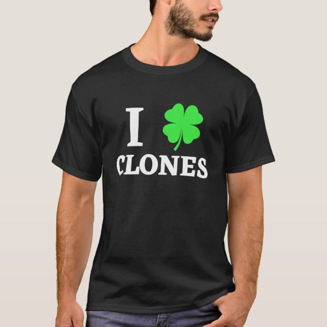 I KÄRLEK CLONES T SHIRT (Framsida)