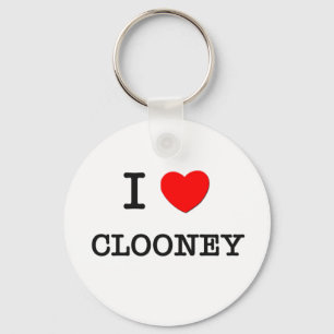 I Kärlek Clooney Nyckelring
