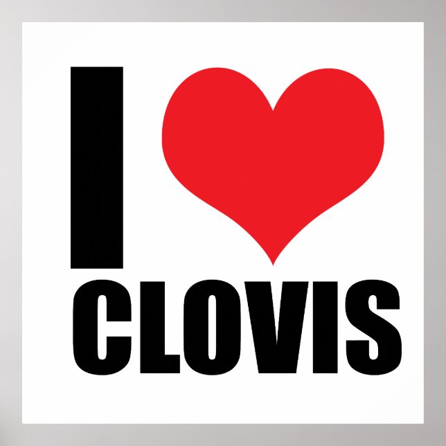 I kärlek Clovis Poster (Framsidan)
