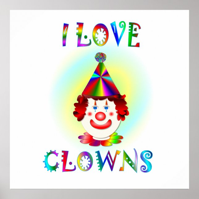 I Kärlek Clowns Poster (Framsidan)
