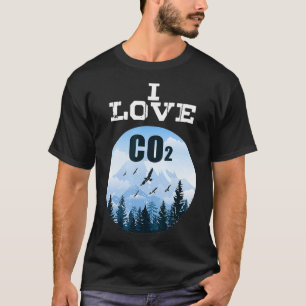 I Kärlek CO2 AntiClimate Change Diesel Driver Dem T Shirt