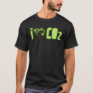 I Kärlek CO2 Grönt Träd Heart Anti Climate Panic T Shirt