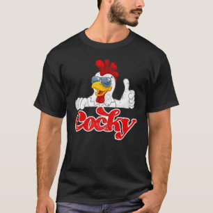 I Kärlek Cocky Retro Superskoj Vuxen humor T Shirt