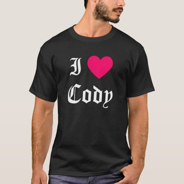 I Kärlek Cody T-shirt (Framsida)