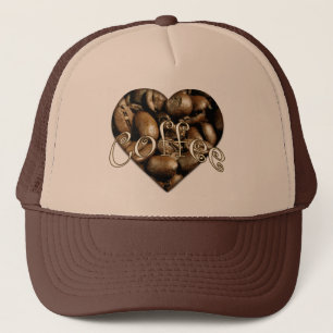 I Kärlek Coffee Heart Truckerkeps
